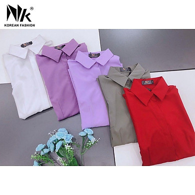 Áo Sơ Mi Nữ Công Sở NK FASHION Chất Liệu Vải Hàn, Thoáng Mát, Dễ Chịu Cho Môi Trường Công Sở NKSM2010011 Áo Sơ Mi Nữ Công Sở Nk Fashion Chất Liệu Vải Hàn, Thoáng Mát, Dễ Chịu Cho Môi Trường Công Sở Nksm2010011