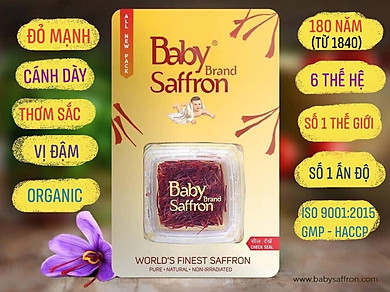 Nhụy Hoa Nghệ Tây Saffron Baby (1Gram) - Chính Hãng 5
