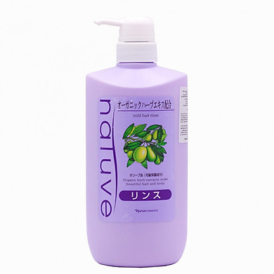 Dầu Xả Chiết Xuất Thảo Dược Phục Hồi Tóc Nhật Bản Naris Cosmetic Natuve Mild Hair Rinse - 650Ml - Link Mua