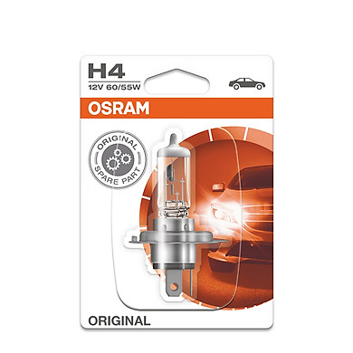 Bóng Đèn Halogen Osram Original H4 12V 60/55W (Vỉ 1 Cái) - Link Mua