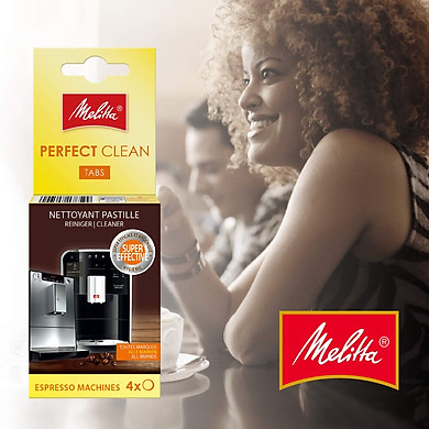 Viên Rửa Vệ Sinh Máy Pha Cà Phê Melitta-Perfect Cleaner Tabs Espresso Machine- Hàng Nhập Khẩu Chính Hãng 100% Từ Melitta, Đức - Link Mua