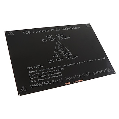Phép Lạ Chiếu Nhôm Nóng PCB Giường 12V 24V Heatbed Plat 200*300*3 Mm Cho MK3 3D Máy In