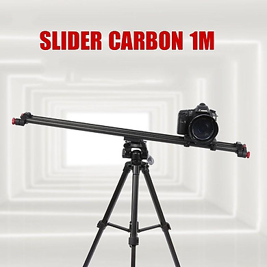 Slider Carbon 1M Thanh Ray Trượt Cho Camera Hỗ Trợ Quay Phim, Quay Video - Link Mua