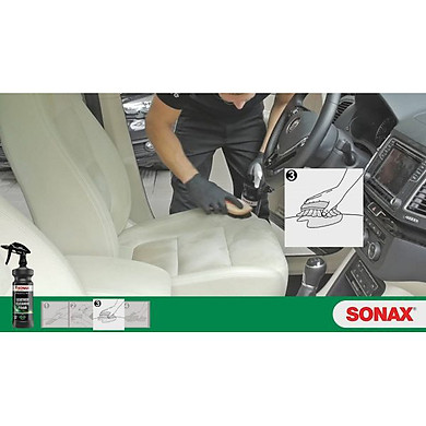 Làm Sạch Da Ô Tô Sonax Profiline Leather Cleaner Foam 1 Lít 281300 - Link Mua