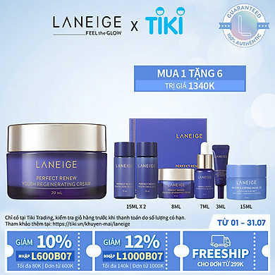 Kem Dưỡng Mắt Ngăn Ngừa Lão Hóa Laneige Perfect Renew Youth Regenerating Eye Cream 20ml