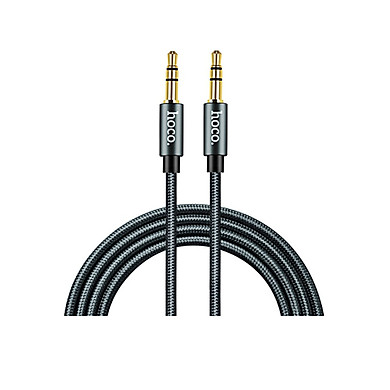 Cáp âm thanh 2 đầu Hoco UPA 03 Jack 3.5mm dài 1m - dây dù chống đứt - Hàng chính hãng