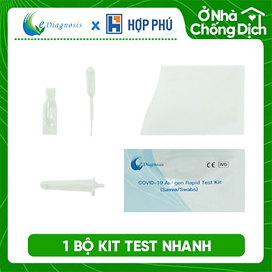 1 bộ kit test nước bọt Easy Diagnosis Covid-19 Antigen Rapid Test Kit – Kit test nhanh Covid-19