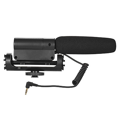 Máy Ghi âm Condenser Microphone Chụp ảnh Phỏng vấn Cardioid Hướng Video Microphone cho Canon Nikon Sony DSLR