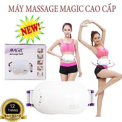 Đánh tan mỡ bụng, Máy mát xa bụng, Đai massage Magic cao cấp, giúp đánh tan mỡ thừa, lưu thông máu tốt- SALE 50%