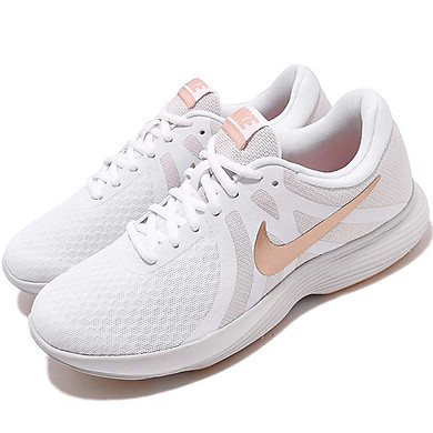 Giày Chạy Bộ Nữ WMNS Nike REVOLUTION 4 908999-102 - Trắng