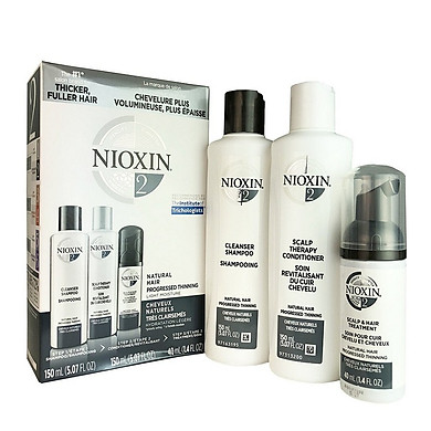 Bộ Dầu Gội Xả Nioxin 2 Natural Hair Progressed Thinning Travel Kit Cho Tóc Tự Nhiên Có Dấu Hiệu Thưa Rụng Mỹ 150Ml - Link Mua