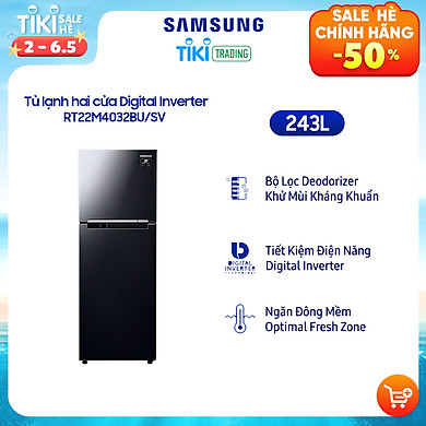 Tủ Lạnh Inverter Samsung RT22M4032BU/SV (236L) – Hàng Chính Hãng – Chỉ Giao tại Hà Nội