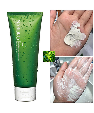 Sữa Rửa Mặt Dạng Bùn Naruko Trà Tràm Tea Tree Purifying Clay Mask And Cleanser In 1 (120g)