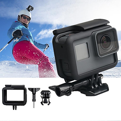 Plastic Frame Case for Gopro Hero 5/6/7 Black Camera Vertical Protection Sports Camera Portable Standard Cover