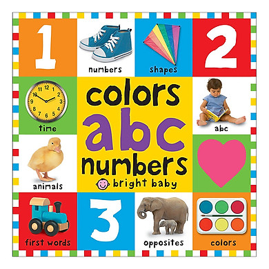 Colours ABC Numbers: First 100 Books – First 100 Books (Board book)
