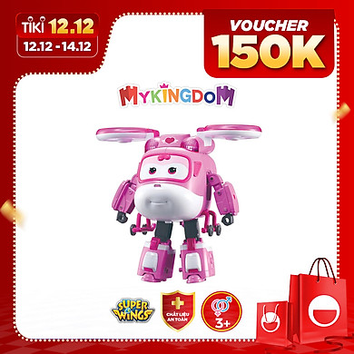 Robot Biến Hình Cỡ Lớn Có Đèn Và Âm Thanh – Kim Cảnh Sát Superwings YW740434 – – top1shop
