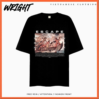 Áo Phông Tay Lỡ Adam Eva Escape Phong Cách Âu Mỹ Streetwear Form Rộng Unisex 100% Cotton – OEM ,SKU : 5826353281662 >>>🇻🇳 Top1Vietnam 🛒>>> tiki.vn 🇻🇳🇻🇳🇻🇳🛒🛍🛒
