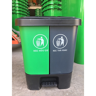 Thung Rac 2 Ngăn Moi Trường An Dương 0965 134 688
