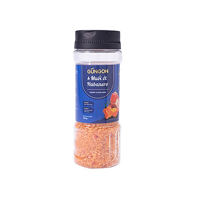 Muối Ớt Habanero Gungon Từ Muối Khoáng Gia Vị Ướp Thịt Cá Hải Sản Chấm Trái Cây Rau Củ 120g