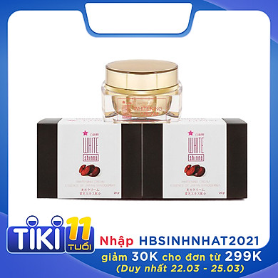 Bộ 2 Kem xóa mờ nám và dưỡng trắng da White Shinno Nhật Bản – Hộp 20gr