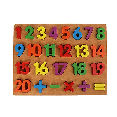 Kid Early Educational Toys Hand Grasp Wooden Puzzle Toy Alphabet Digit Learning Wood Jigsaw Toy – >>> top1shop >>> tiki.vn