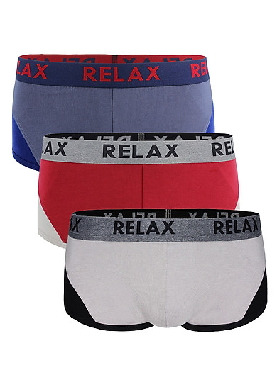 Combo 3 quần lót Relax nam RLTK043 (Màu Ngẫu Nhiên)