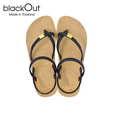 Giày Sandal Thái Lan Nữ Xỏ Ngón Blackout - Link Mua