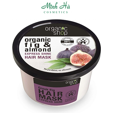 Mặt Nạ Hấp Tóc Organic Shop Natural Hair Mask 250Ml Giúp Phục Hồi Tóc Hư Tổn - Link Mua