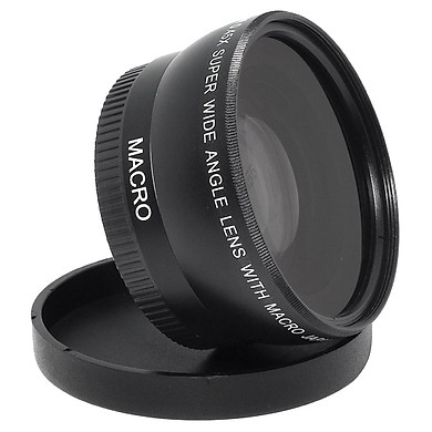55mm 0.45x Wide Angle Macro Lens for Nikon Canon Sony DSLR DC Camera 18-55mm