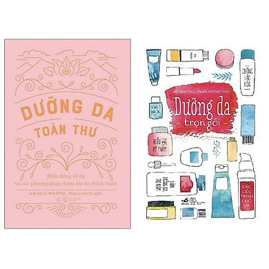 Combo Dưỡng Da toàn thư + Dưỡng Da trọn gói ( Bộ Sách Kĩ Năng Chăm Sóc Da Mà Mọi Phụ Nữ Cần Có/ Tặng Kèm Bookmark)