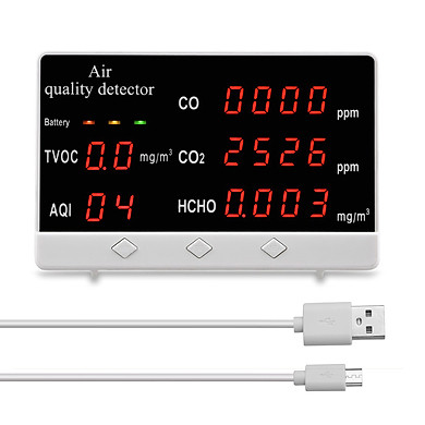 CO CO2 HCHO TVOC Máy phân tích chất lượng không khí