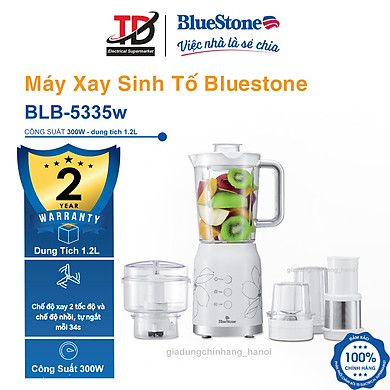 Máy xay sinh tố Bluestone BLB-5335W, Kèm 3 Cối Đa Dụng, Bảo hành điện tử 2 năm, Hàng chính hãng