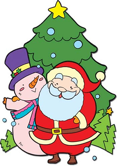 Tranh Tô Màu Ông Già Noel Cho Bé Vào Dịp Giáng Sinh