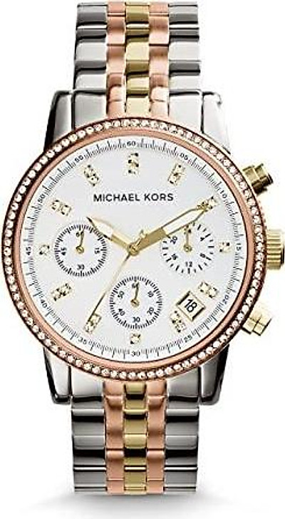 Party Wear Round Michael Kors Watch For Women For Personal Use
