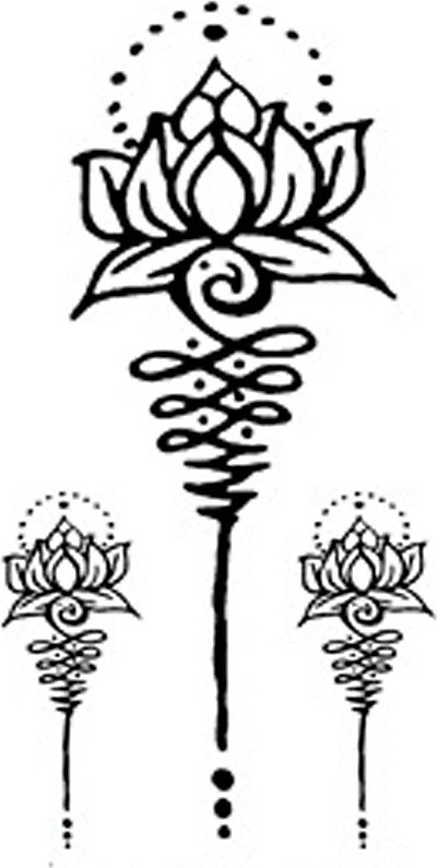 Mẫu hình xăm henna nghệ thuật Ấn Độ