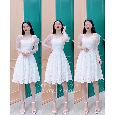 Những kiểu đầm trắng dễ thương hóa nàng thơ nhờ vẻ trẻ trung không tuổi   Thời Trang NEVA  Luôn Đón Đầu Xu Hướng