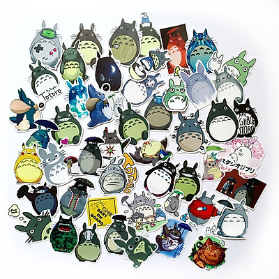 Mua Bộ 50 Sticker Totoro Hình Dán Chủ Đề Manga Dễ Thương Cute ...
