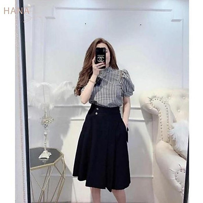 10 cách phối đồ với chân váy xếp ly dài giúp bạn trẻ trung và hiện đại   Thời trang  Việt Giải Trí