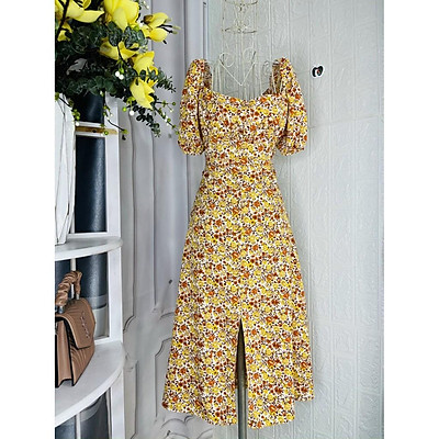 10 mẫu váy hoa nhí cổ điển kiểu dáng Hàn Quốc siêu đẹp