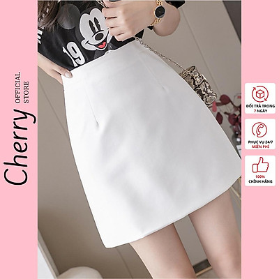 Chân váy xòe xếp ly nhung Cherry  My Way Fashion  Thời trang thiết kế  cao cấp