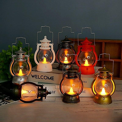 Mua Christmas Halloween Decoration Retro Small Oil Lamp LED Light ...