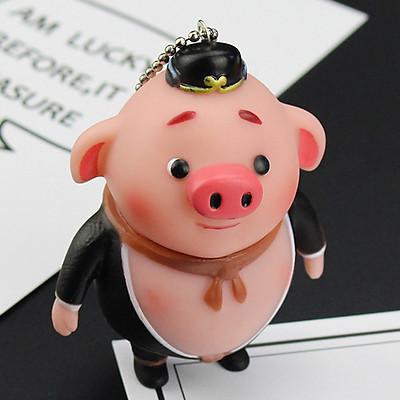 Móc khoá heo mặc váy  Lazadavn