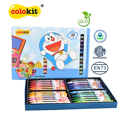 Mua Bút Sáp Màu Thiên Long Doraemon Cr-C06/Do- 24 Màu Tại Thiên Long  Official Store | Tiki