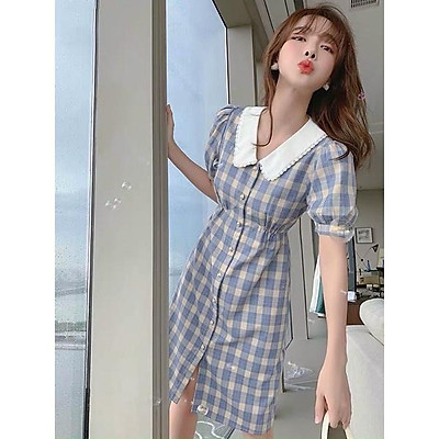 Giảm giá Váy caro hồng đẹp Váy caro giá rẻ váy caro đẹp  BeeCost