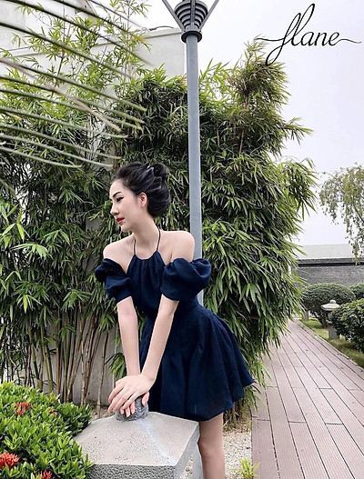 HCM]Đầm maxi dập ly cổ yếm siêu đẹp hình thật đủ màu - Thảo Pi Shop |  Lazada.vn