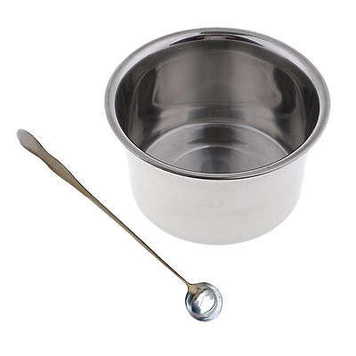 2x Stainless Steel Wax Melting Pot Double Boiler for DIY Candle Soap Making