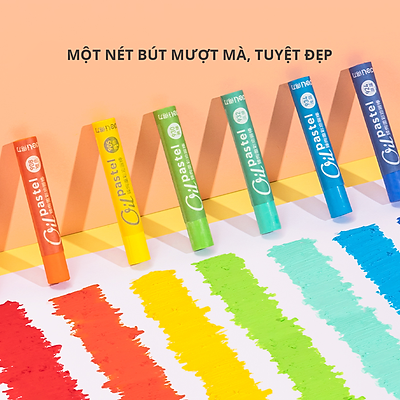 Mua Bút Sáp Dầu Chuyên Nghiệp Soft Oil Pastels Đắp Tranh Nổi Vẽ Tranh Tô  Màu Học Sinh Deli - Màu Hạng Hoạ Sĩ - Đính Kèm Nhiều Màu Trắng Nhiều Bảng