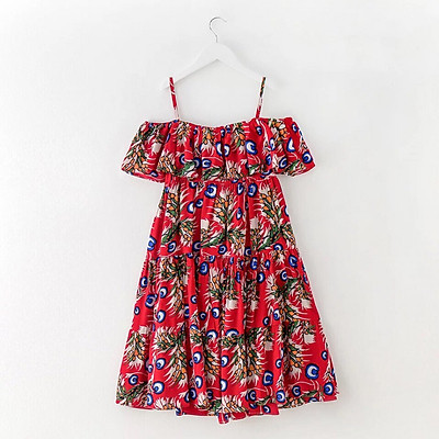 Tổng hợp những mẫu váy đầm maxi đi biển cho mẹ và bé  Thời trang  Việt  Giải Trí