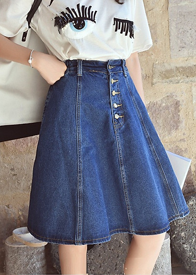 Chân Váy Jeans Dài  NBH JEANS  Xưởng sỉ quần áo giá rẻ