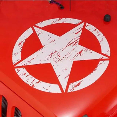 Mua 50Cm Big Stickers On Cars Army Star Distressed Decal For Jeep Sticker  Large Vinyl Military Hood Graphic | Tiki